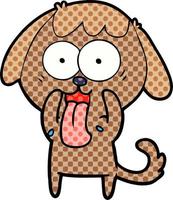 cute cartoon dog vector