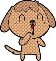 cute cartoon dog vector