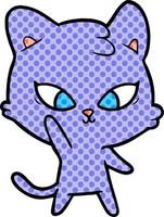 cute cartoon cat vector