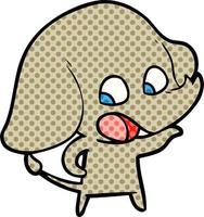 cute cartoon elephant vector