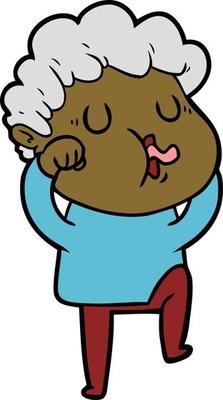 cartoon man singing