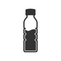 Bottle icon vector logo template flat trendy