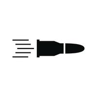 Bullet icon flat style illustration vector