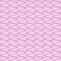 70s groovy seamless wavy pattern. Psychedelic background with pink wavy lines. Funky trippy pattern for surface design, wallpaper, wrapping paper, textile vector