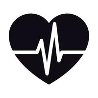 heart rate icon vector design