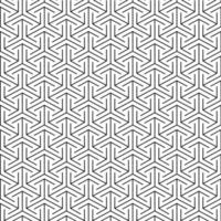 Simple geometric seamless background in black, white color. Vector illustration