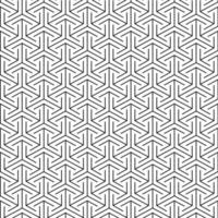 Simple geometric seamless background in black, white color. Vector illustration