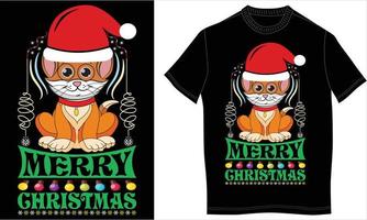 camiseta diseño navidad vector