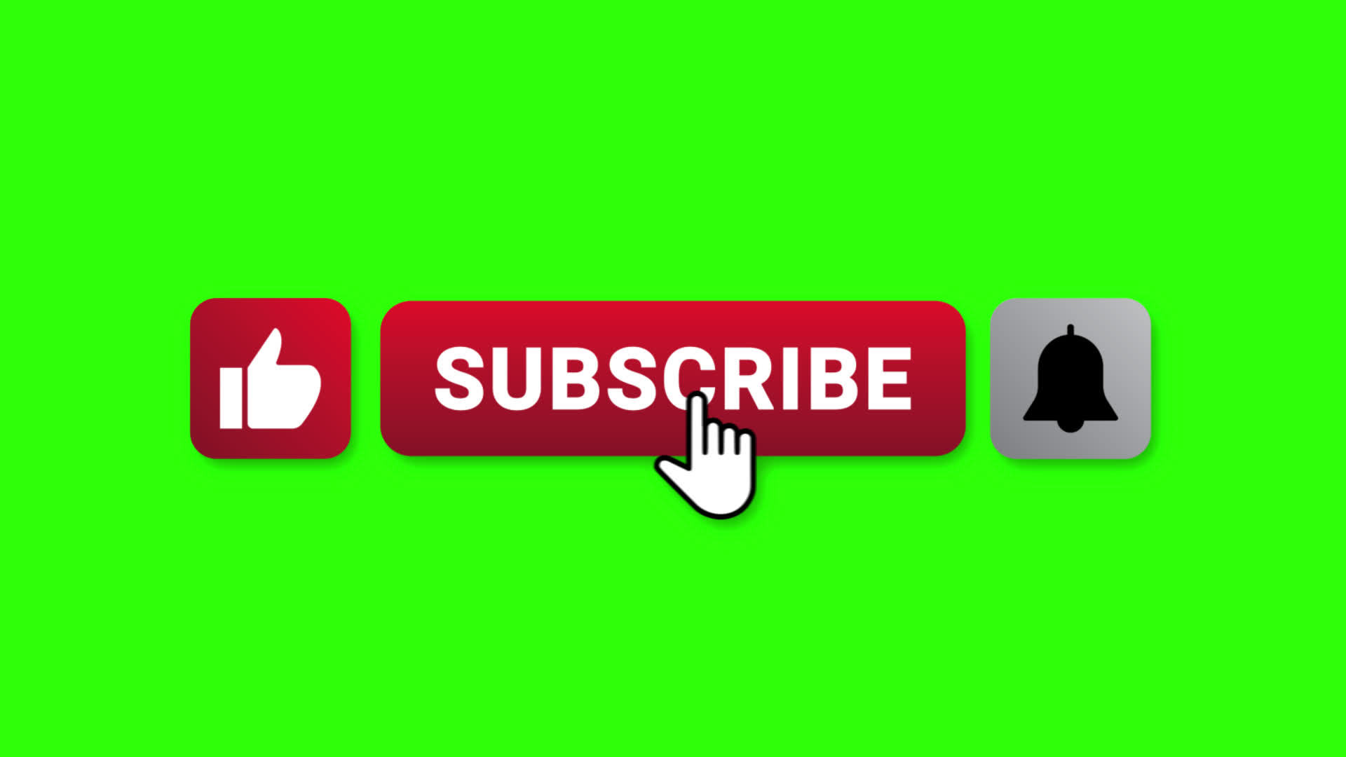 New Animate Subscribe Like Notification Button Green Screen Free New Animate Subscribe Like Notification Button Green Screen Free