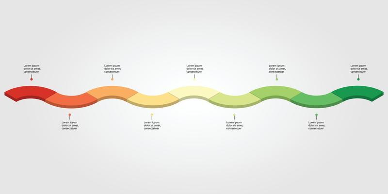 timeline chart template for infographic for presentation for 9 element