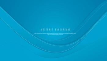 abstract wave background with smooth color vector