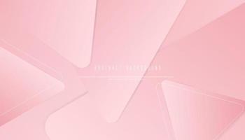fondo geométrico abstracto con color rosa vector