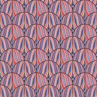 Abstract wave in patchwork style wallpaper. Mosaic geometric seamless patern. Decorative abstract lines ornament. vector