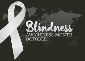 vector graphic of blindness awareness month good for blindness awareness month celebration. flat design. flyer design.flat illustration.