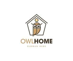 Owl Home Logo vector