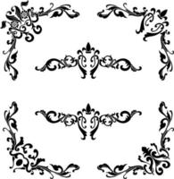 Vintage Classic Text Separator or Border Decorative Ornament vector