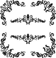 Vintage Classic Text Separator or Border Decorative Ornament vector