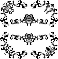 Vintage Classic Text Separator or Border Decorative Ornament vector