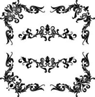 Vintage Classic Text Separator or Border Decorative Ornament vector