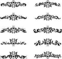 Vintage Classic Text Separator or Border Decorative Ornament vector