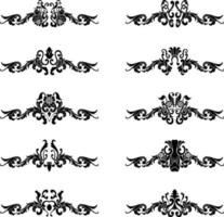 Vintage Classic Text Separator or Border Decorative Ornament vector