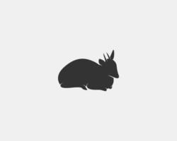 mouse deer vector silhouette