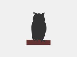 owl vector silhouette