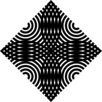 Seamless Half Circle Motif Pattern for Ornate, Decoration or Graphic Design Element. Vector Illustration