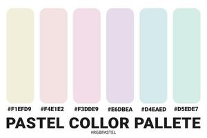 A Collection of Accurately Color Palettes with Codes, Perfect for use by illustrators vector