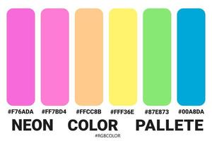 A Collection of Accurately Color Palettes with Codes, Perfect for use by illustrators vector