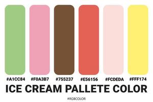 A Collection of Accurately Color Palettes with Codes, Perfect for use by illustrators vector