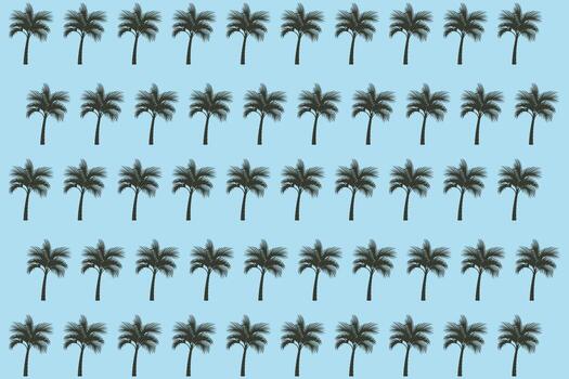 Abstract Illustration Pattern of Palm Tree for Cover Template and Textile Printing vector