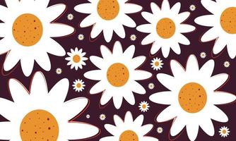 unique abstract modern flower illustration pattern creative collage vector