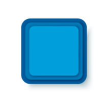 blue frame template illustration png