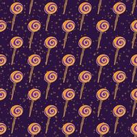 Seamless backgrounds of sweet. Collection halloween candy vector