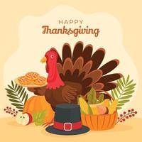 Happy Thanksgiving Festival vector