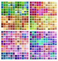 establecer muestras de fondo degradado colorido paleta violeta de patrones vectoriales para diseño y arte conceptual web vector