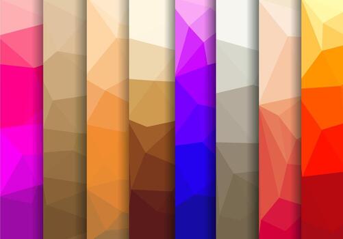 Set abstract background for presentations, creativity, design brochures and websites vector