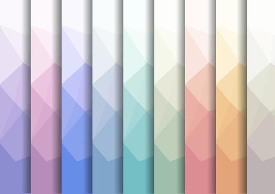 Set of vector tiled seamless collection of modern stylish pastel basic color patterns. Texture for packaging banners wallpaper, fabric print, business cards
