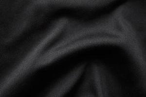 Abstract black fabric cloth texture background photo