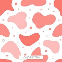 Vector seamless pattern fluid coral background. Graphics for hipsters. dynamic frame stylish organic liquid geometric organic shapes. Trendy art background.