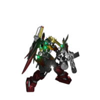 mecha redo till ge sig på png