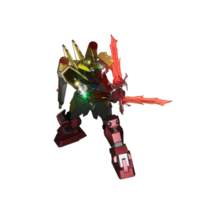 pose de ataque mecha png