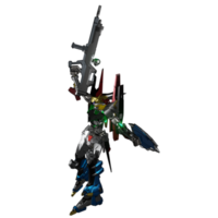 pose de ataque mecha png