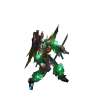 pose de ataque mecha png