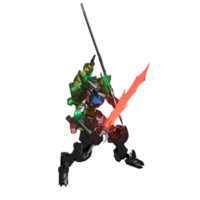 Mecha-Angriffspose png