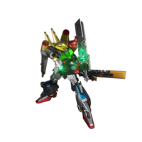 pose d'attaque mecha png