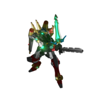 pose de ataque mecha png