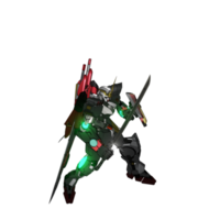 mecha redo till ge sig på png