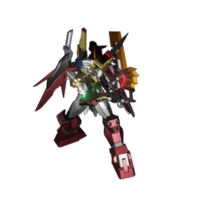 Mecha attack pose png